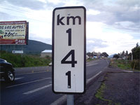Milestone sign