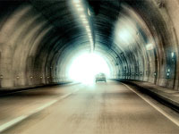 Light at the end of a tunnel
