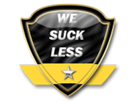 We suck less We suck less