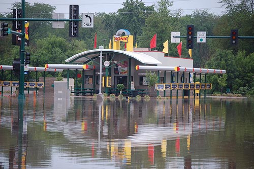 Business closure due to flooding business closure