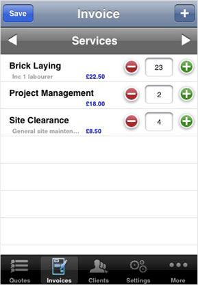 Omni Invoice app omni invoice screenshot