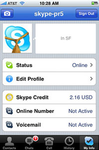 Skype app skype app screenshot