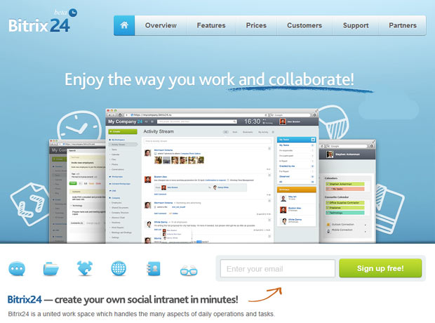 Bitrix24 sleek front-end design bitrix24 screenshot