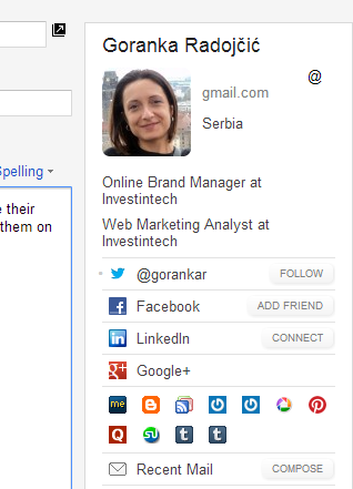 rapportive for gmail