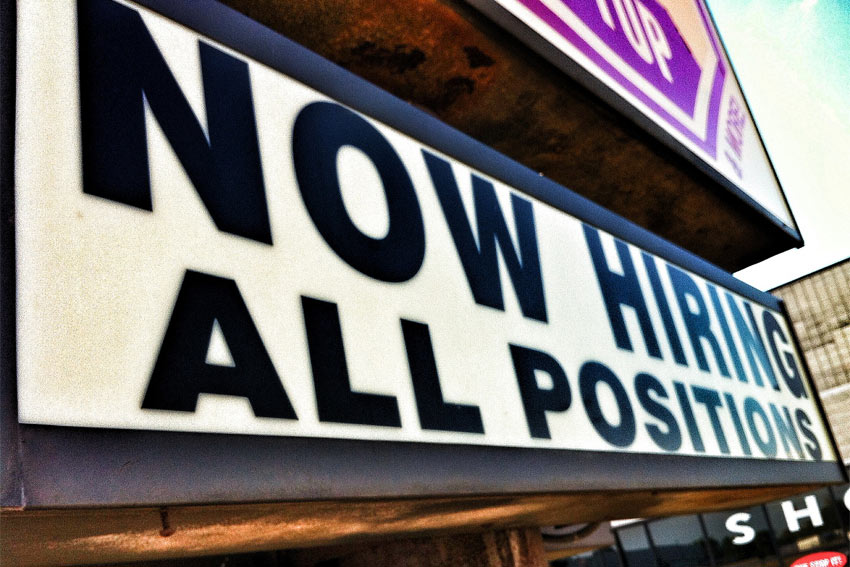 now hiring
