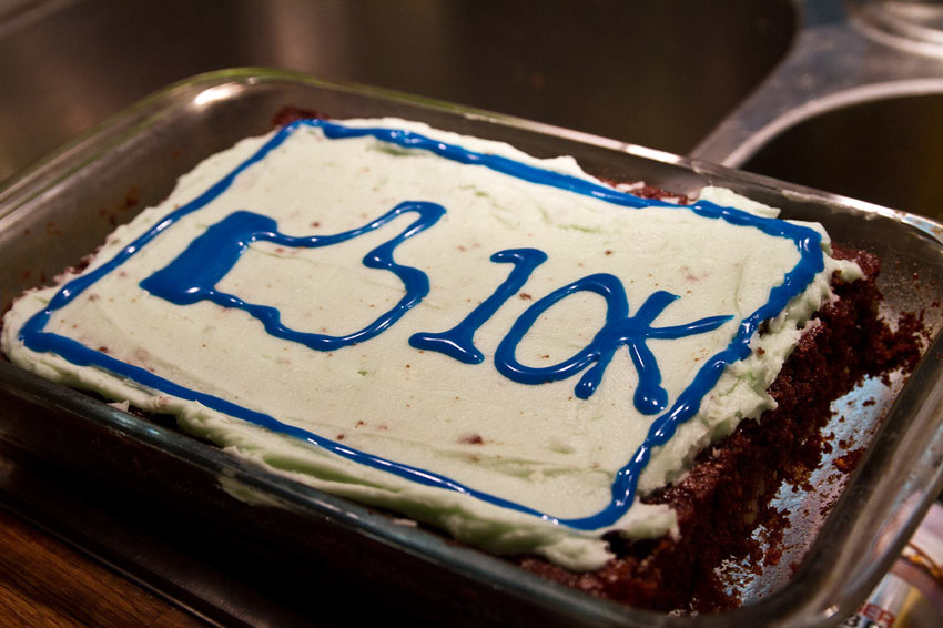 Facebook Like brownie