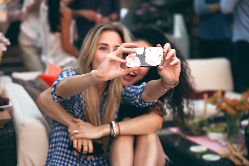 Socializing with friends