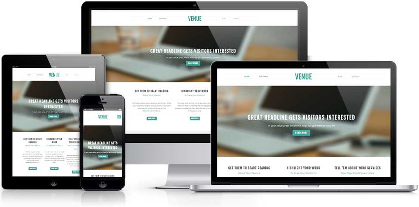 Free SiteKit template screenshot