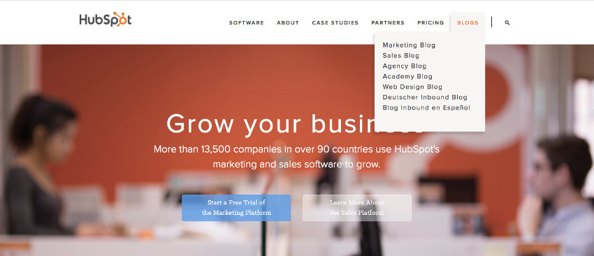 HubSpot and their blogs