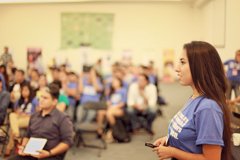Startup competition in progress