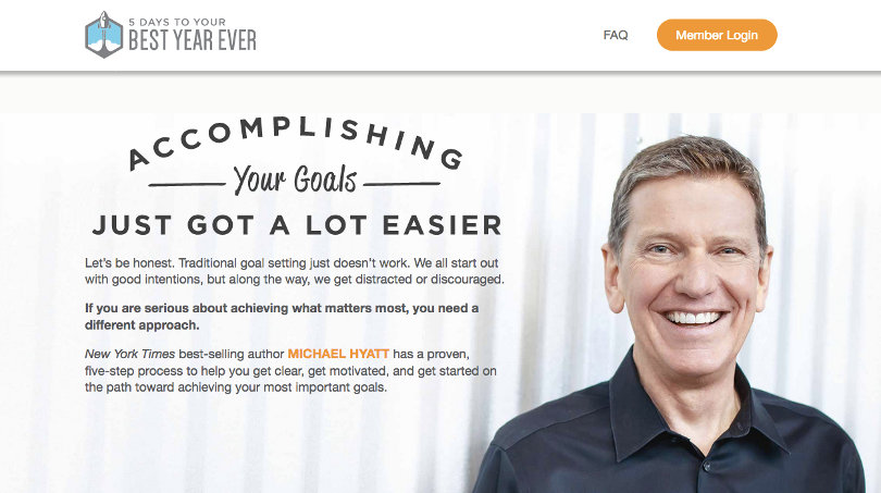 Best Year Ever website screenshot