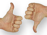 Thumb up or thumb down? Choose the right attorney