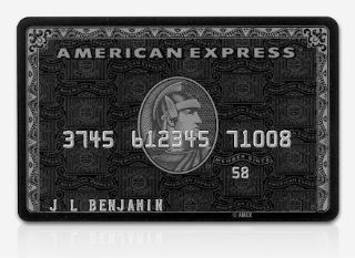 American Express Black Card black card