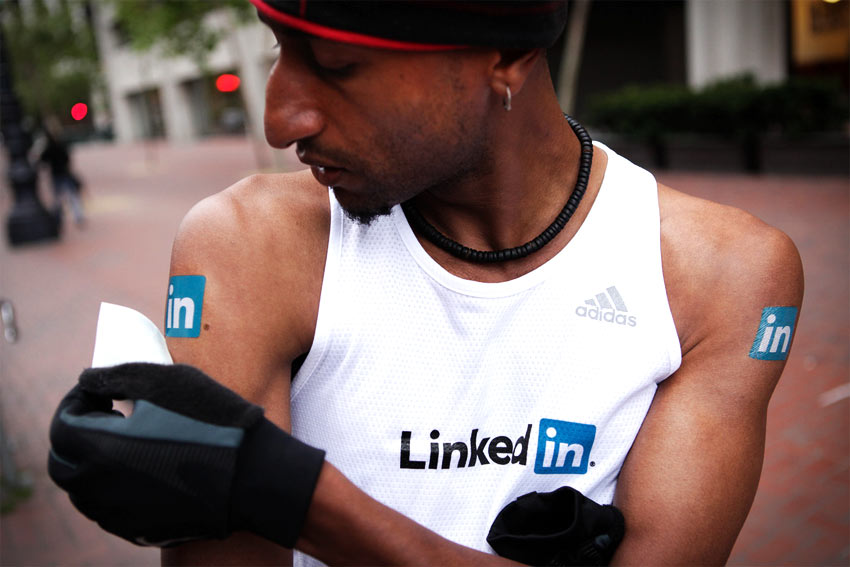 linkedin temporary tattoo