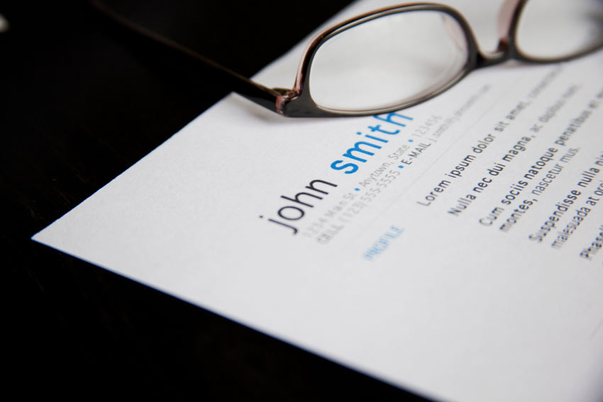 Job resume sample