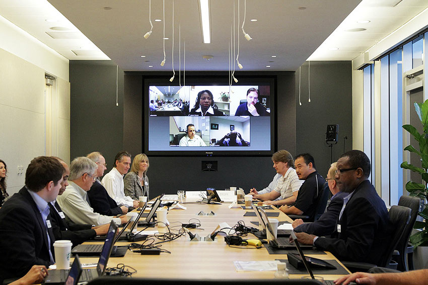 Desktop video conferencing