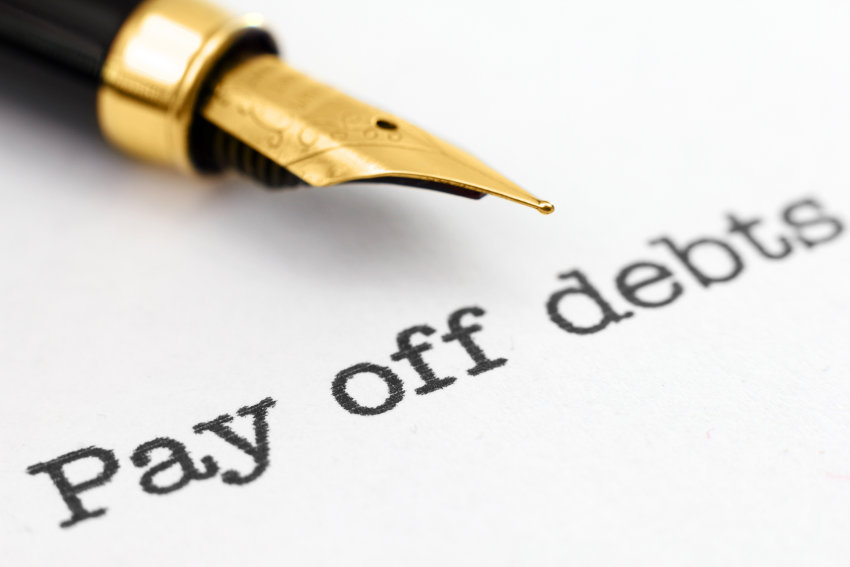 Pay off debts