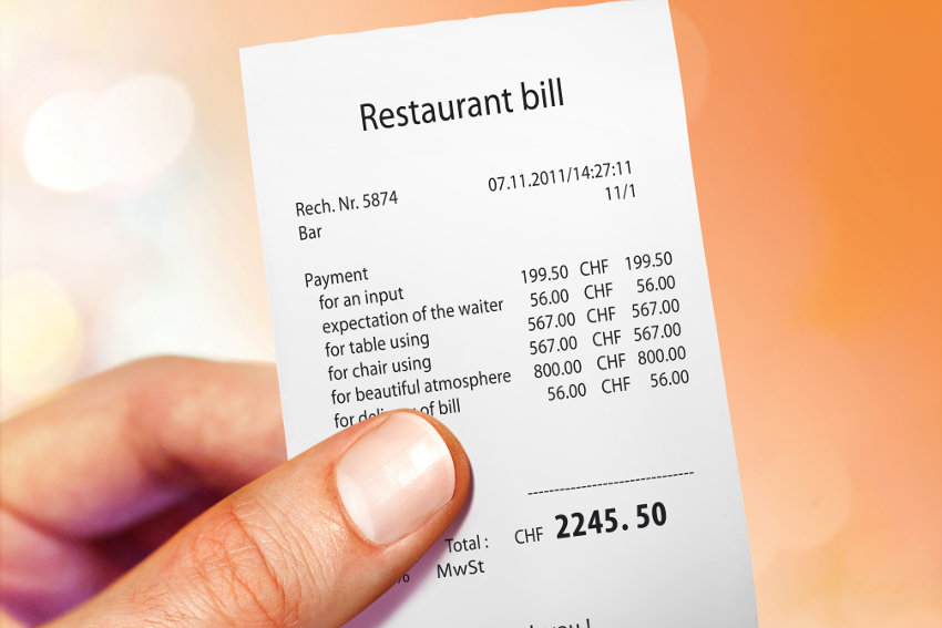 Счет в ресторане на английском. Bill чек. Bill счет. Счет в ресторане. Restaurant Bill.