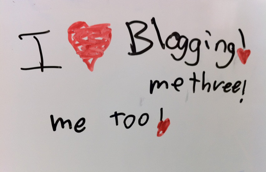 I love blogging on whiteboard