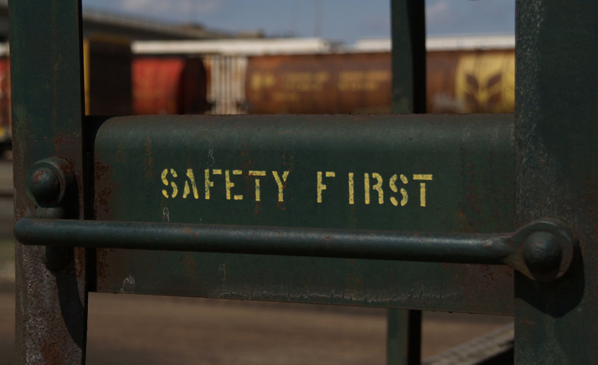 Safety first reminder