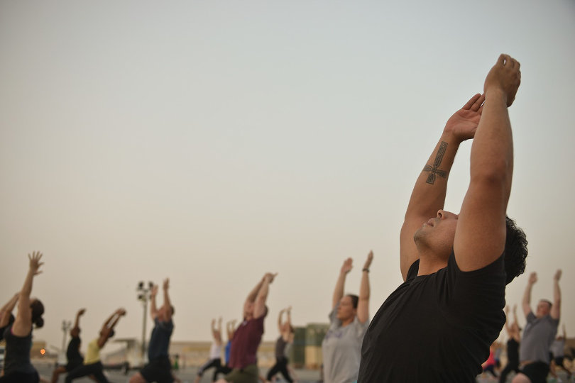 Yoga class