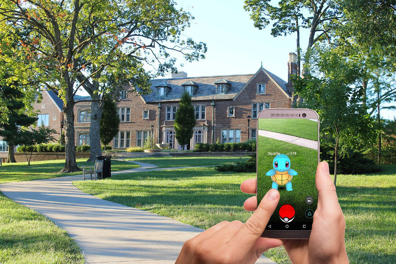 Pokemon Go - catch a Squirtle