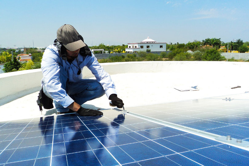 Solar panel installation business