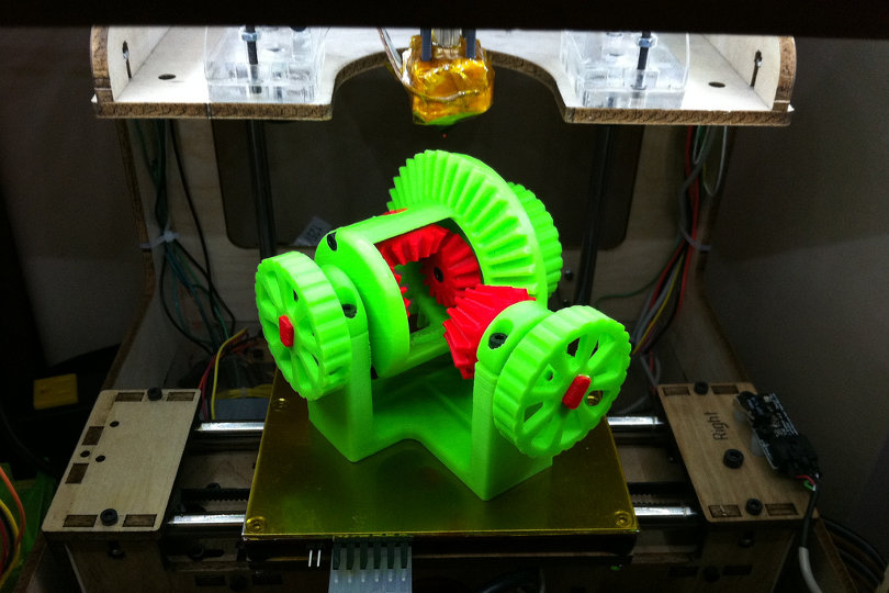 Rapid prototyping of differential gears