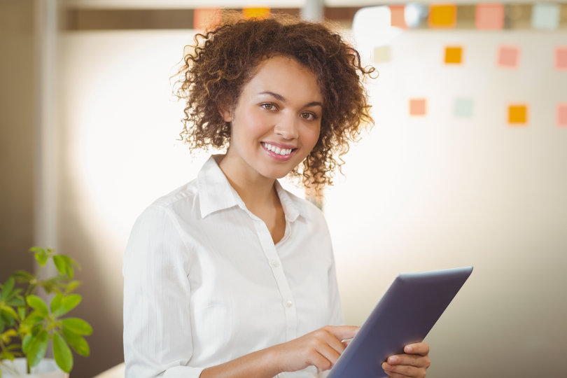 Exitosa mujer de negocios