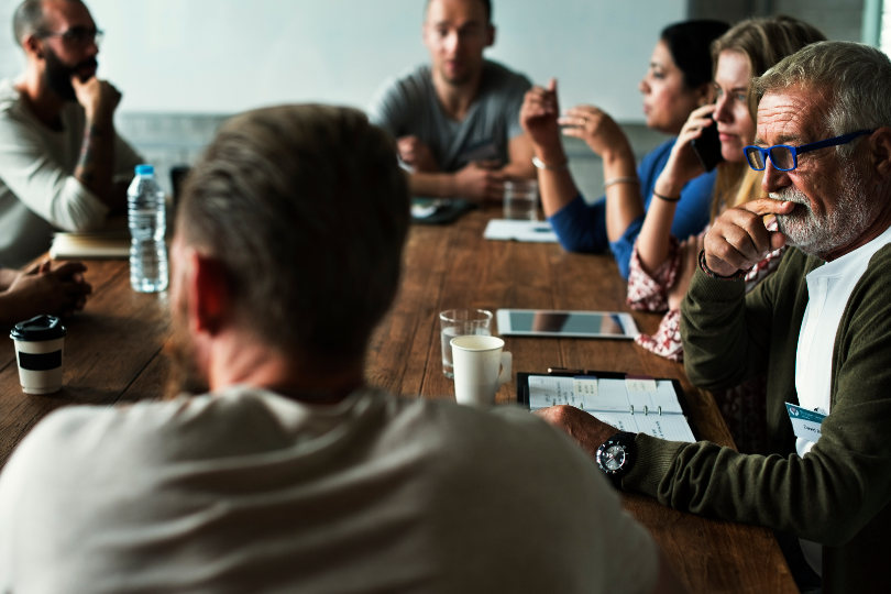 Employee training session