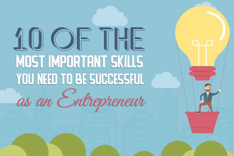 10 Skills You Need for Entrepreneurial Success (Infographic)