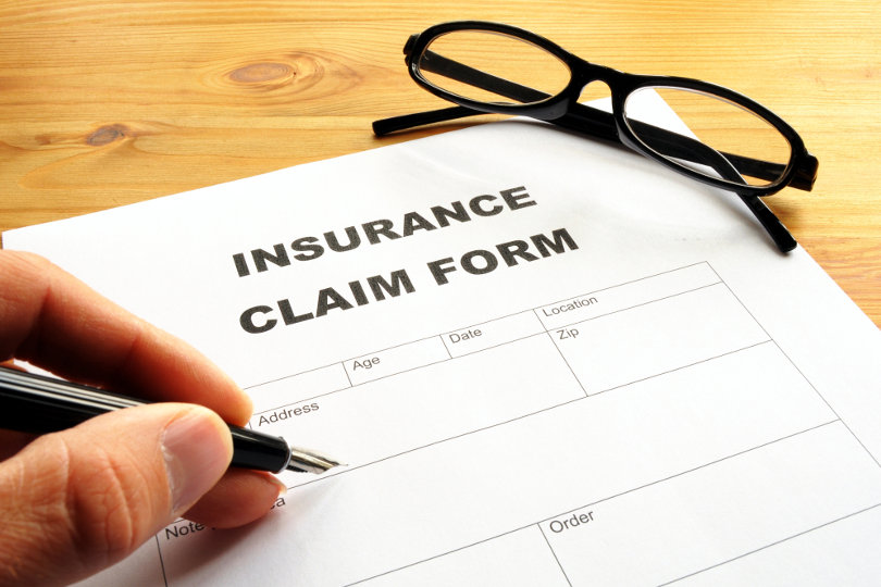 Insurance claim form