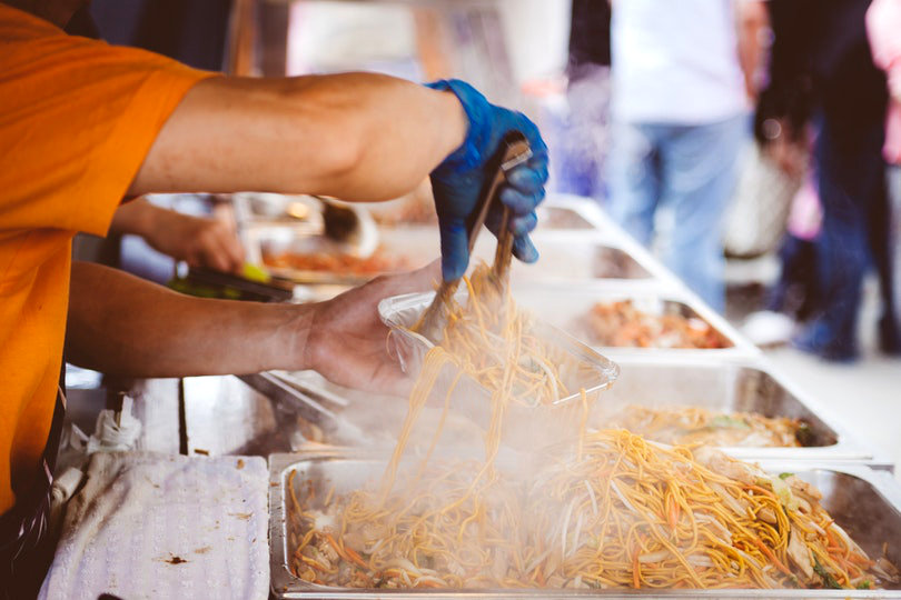 Food truck noodle dish