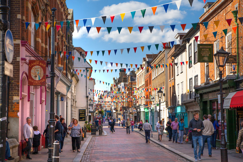 Rochester high street, UK