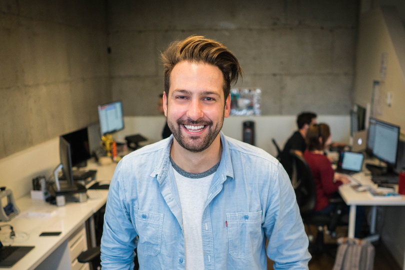 happy business owner of a great company