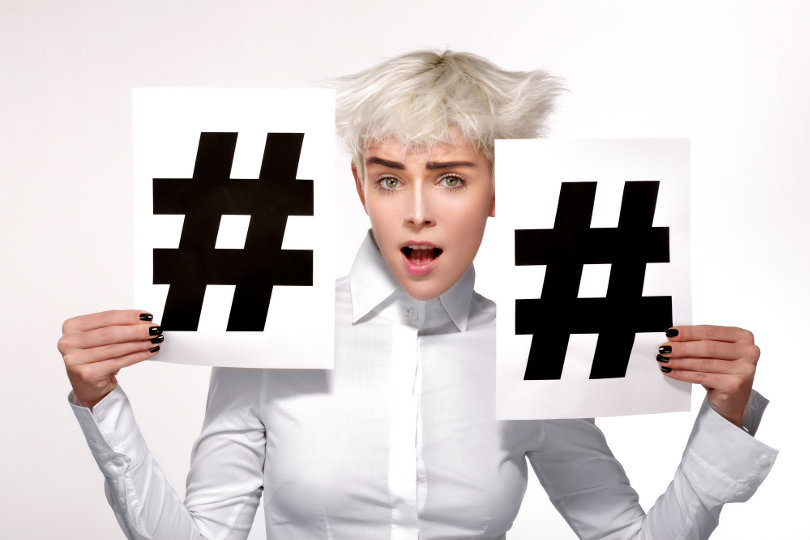 Influencer and hashtags