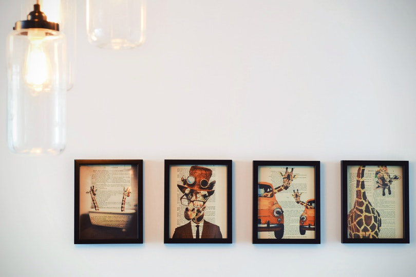 Wall art in office