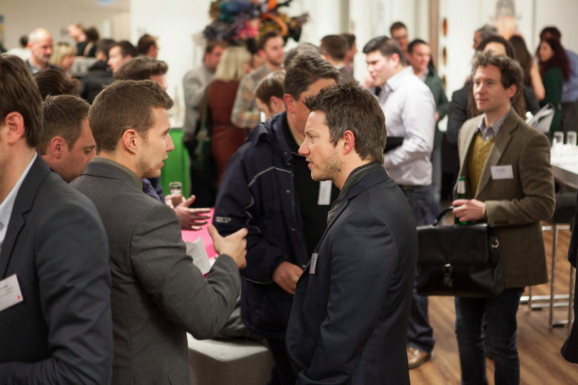 Marketing people networking event
