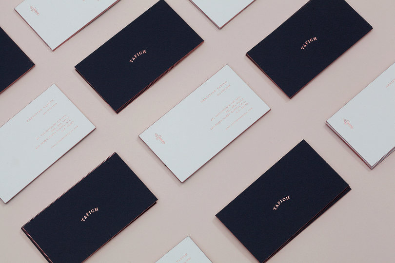 TAFICH personalised envelope design