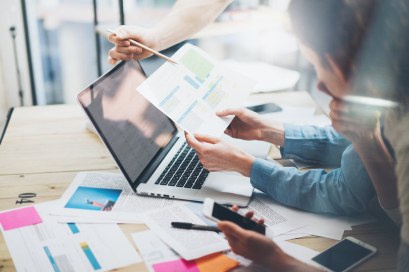 Using business management software