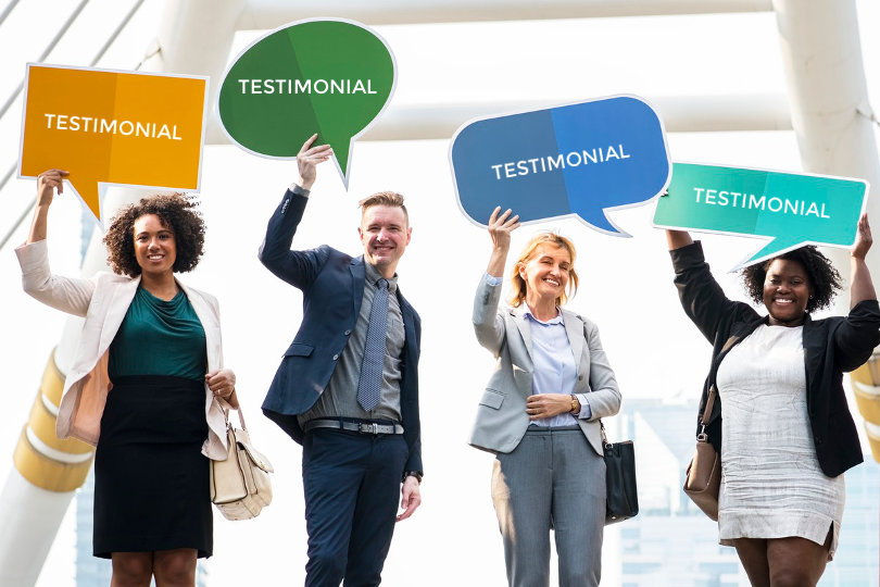 Customer testimonials and references