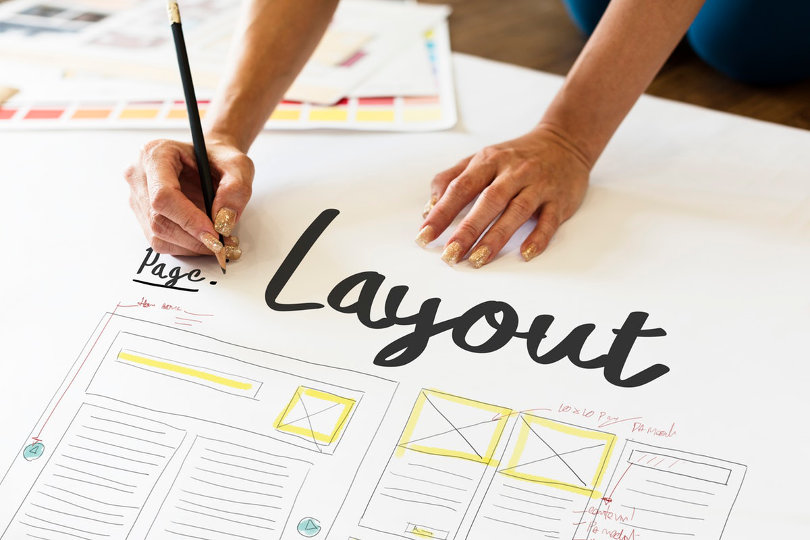 Website design layout