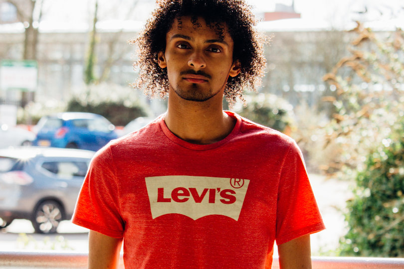 Levi's logo on T-shirt