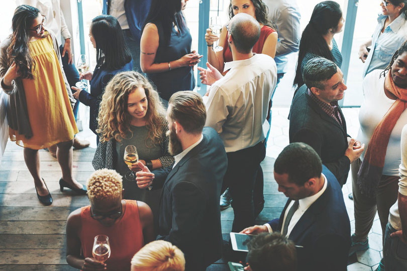 Members-only business networking event