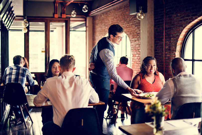 Crowded restaurant