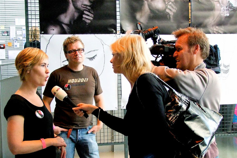 Interview with the media