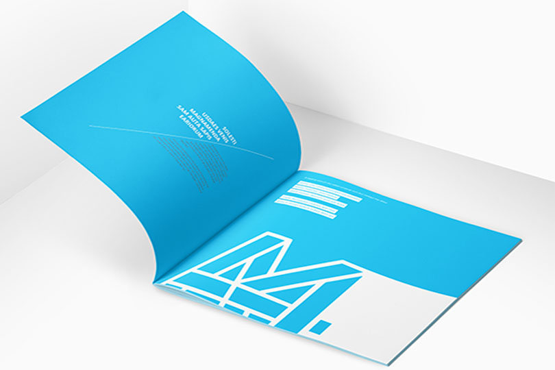 Booklet design example