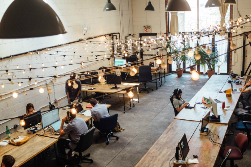 Rentals such as coworking spaces can save money over buying real estate