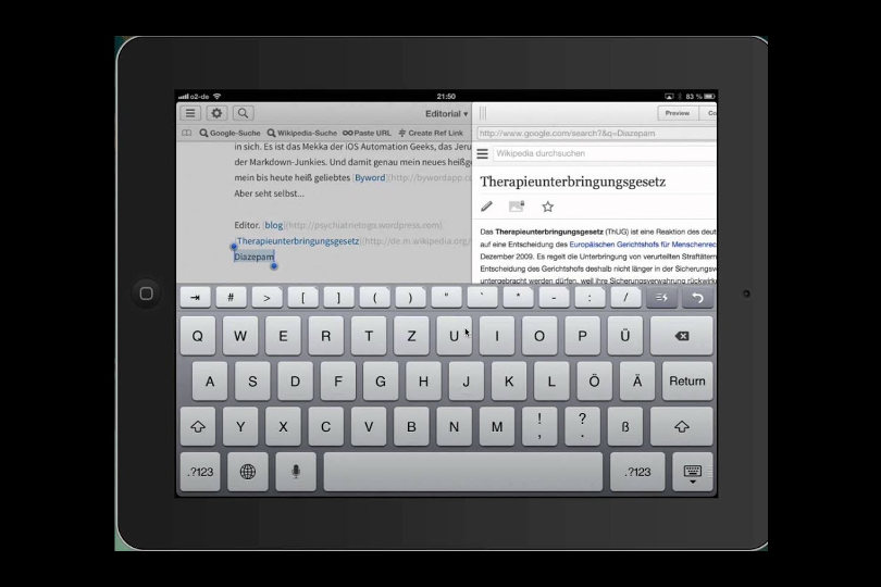 Editorial App for iOS