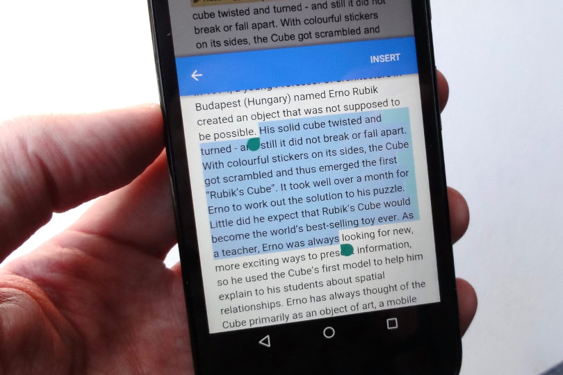 Google Docs app for Android